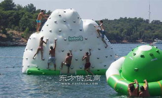 夏季產(chǎn)品沖關(guān)大冰山 水上滑梯趣味游戲器材圖片
